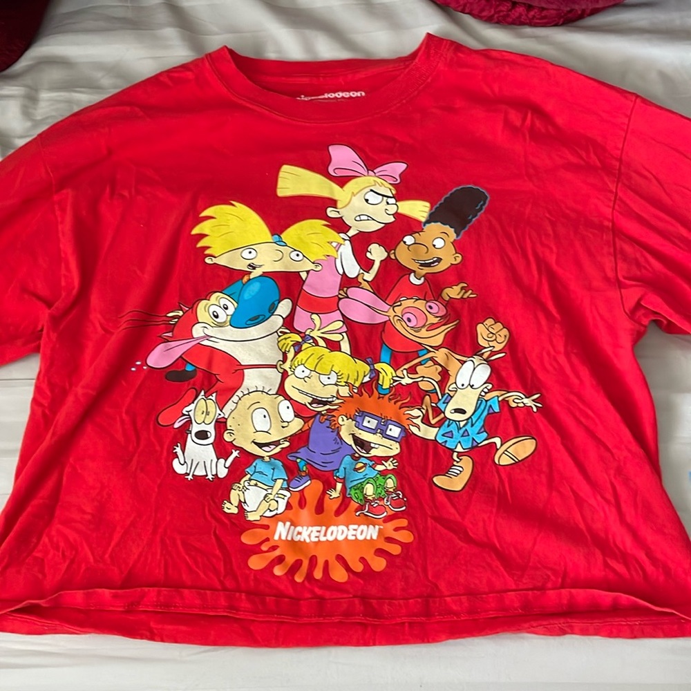 Nickelodeon Red Crop Top